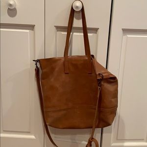 Brown Leather Crossbody Purse